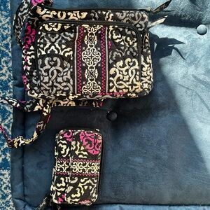 Vera bradley bag and wallet